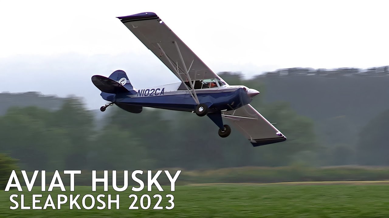 Frank joyrides a plane! Aviat A-B1 Husky - SleapKosh 2023