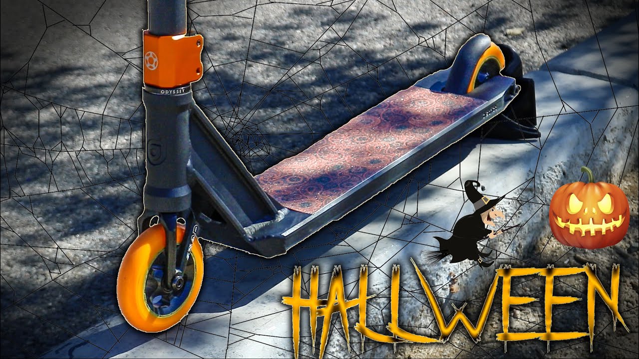 HALLOWEEN CUSTOM SCOOTER BUILD!
