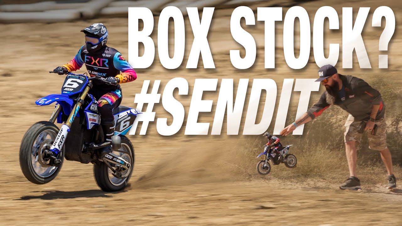 Running the Losi Promoto-MX #RCMotorcycle Right Out of the Box at the Badlands