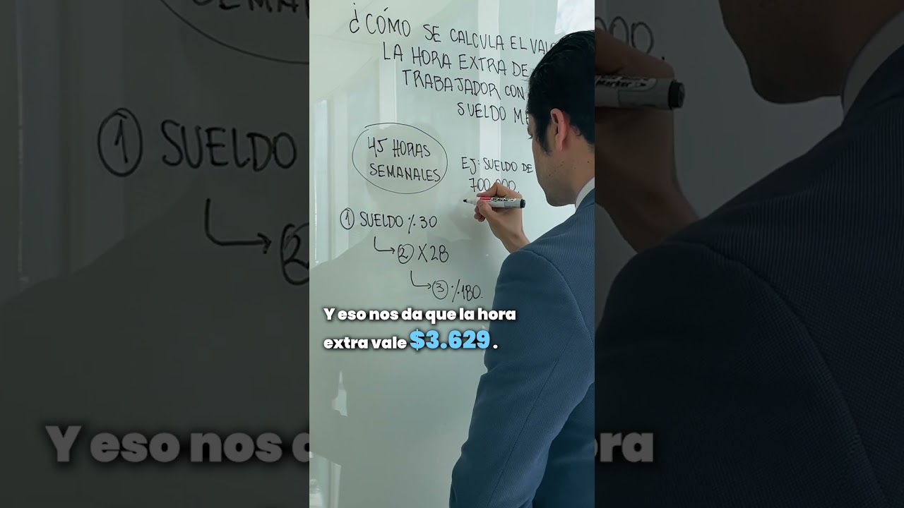 Como calcular la hora extra? 🕢