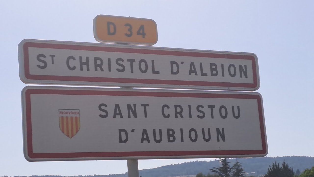 VISITE DU VILLAGE DE SAINT-CHRISTOL D' ALBION DANS LE VAUCLUSE