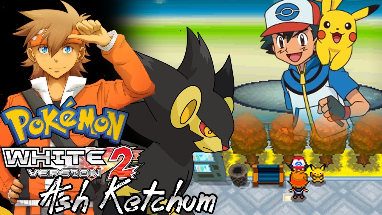 Pokemon White 2 Hack: Vs. Ash Ketchum