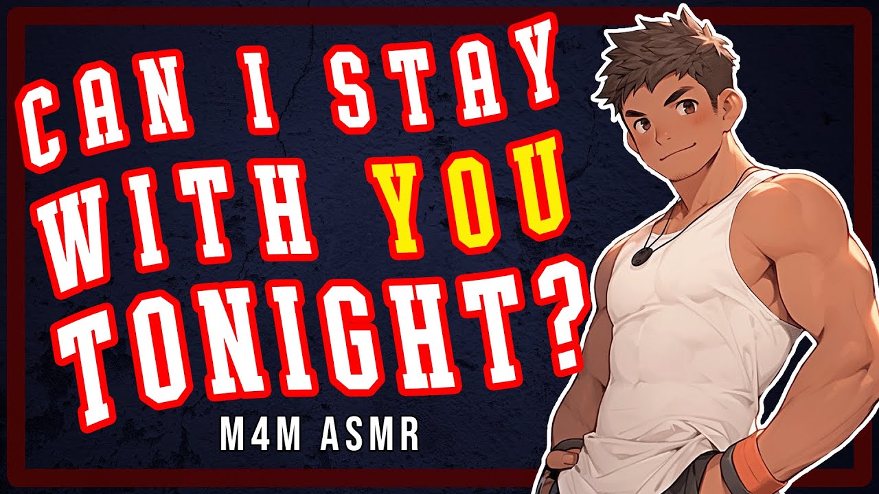 Your school crush stays over. [M4M] [ASMR] [Friends to Lovers]