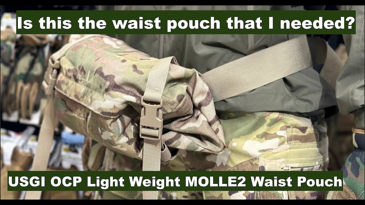 USGI OCP Light Weight MOLLE II Waist Pouch. Is this the waist pouch that I needed?