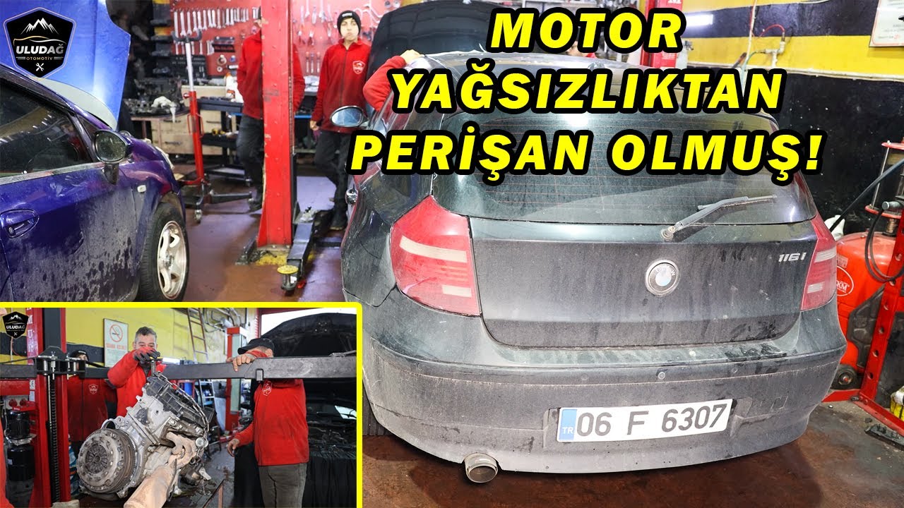 YAĞSIZ KALAN ARABA YATAK SARMIŞ ! (BMW 116i Motor Rektifiye / Silindir Kapak Yenileme)