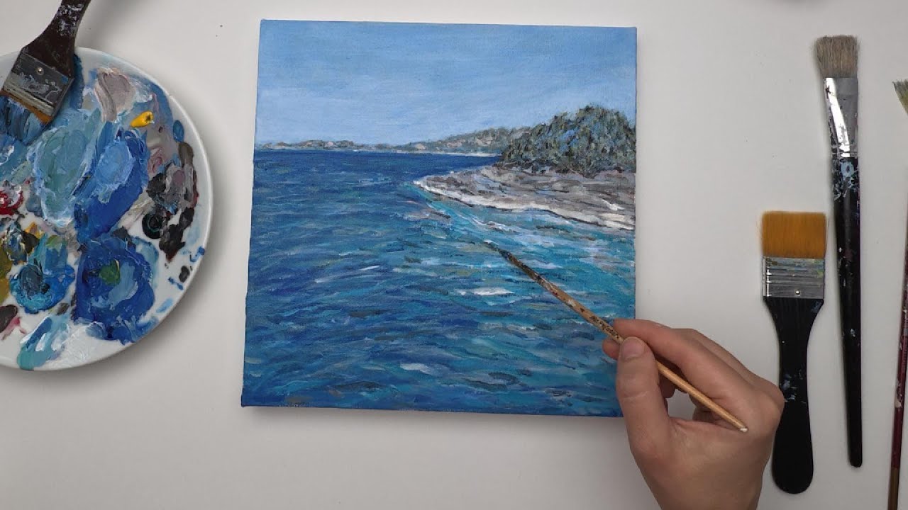 Lake Salda, Turkey – Real Time Painting with Relaxing Music | Calm Natural Landscape