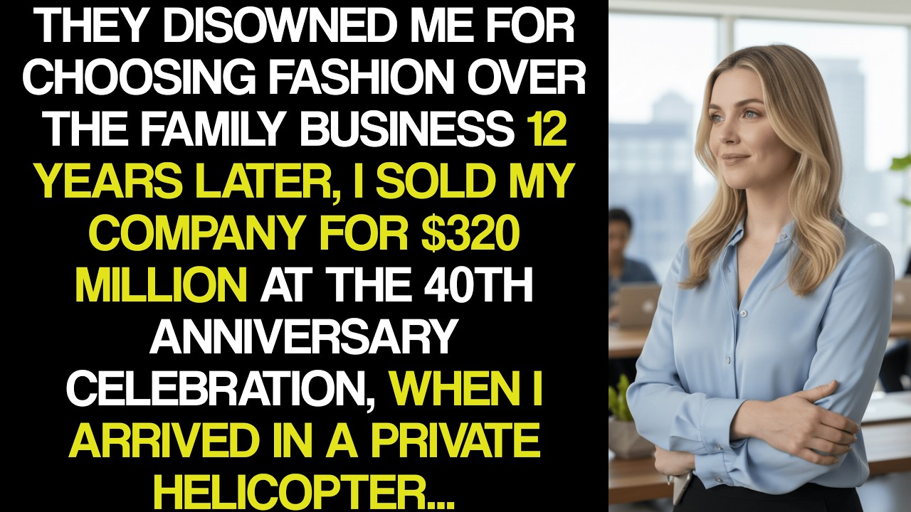 After 12 Years Cut Off By My Family, They Discovered I Sold My Fashion Company For $320 Million