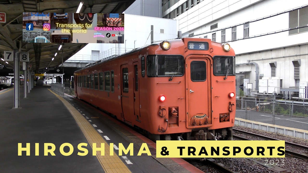 Hiroshima Japan and its transports 2023