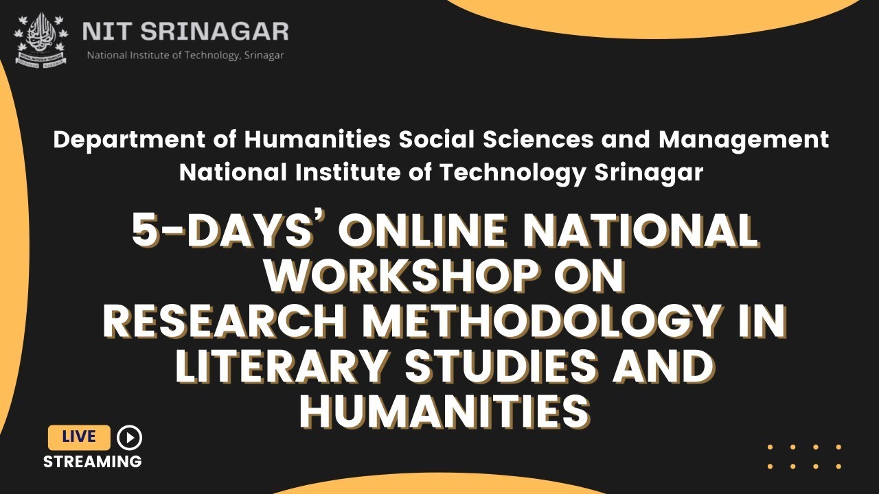 Inauguration | Workshop on Methodology in Literary Studies and Humanities | Dept. of HSS&M