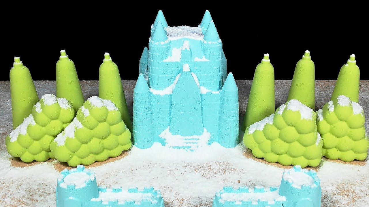 Crushing this Baking Soda Castle 🎄❄️