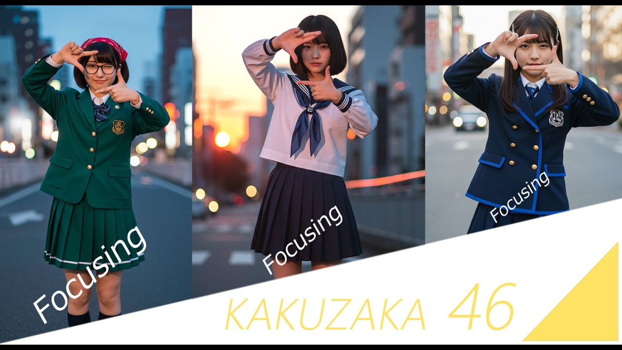 【架空坂46】Focusing【PV】