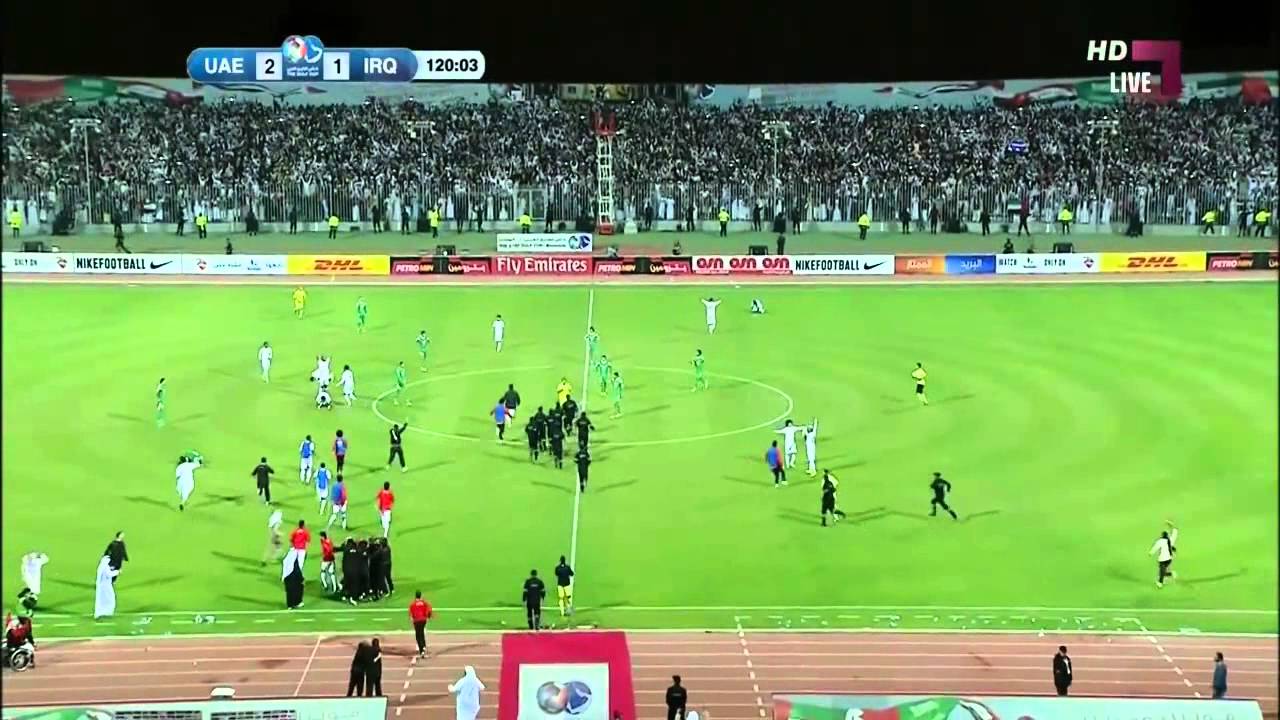 Gulf Cup 2013 - Final - UAE vs IRAQ  2-1 Winning Moments