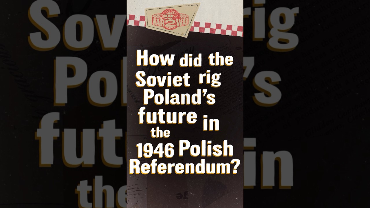 How the Soviets Rigged Poland&rsquo;s 1946 Referendum #W2W #shorts