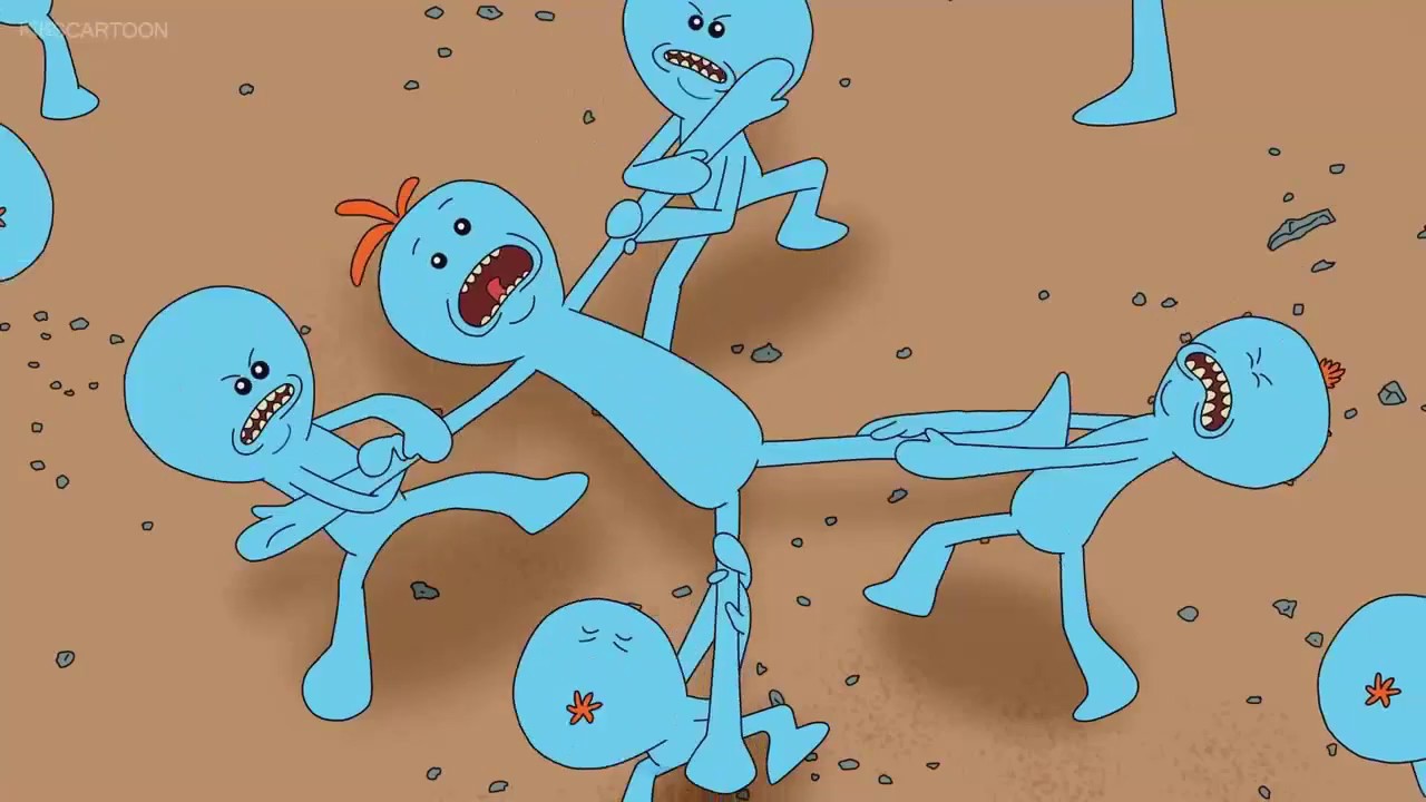 mr meeseeks full fight | Rick and Morty | Kill him!!