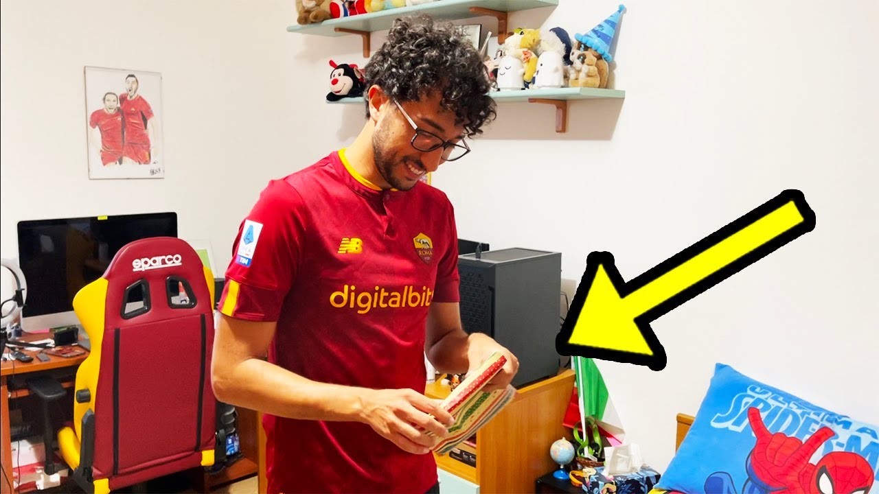 🎁🐺 Ho fatto un REGALO della ROMA al “buon” FABIO e lui ha REAGITO COSÌ‼️🥹