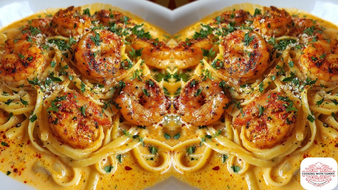 &ldquo;Creamy Garlic Parmesan Shrimp Linguini Pasta Recipe | 30-Minute Recipe&rdquo;