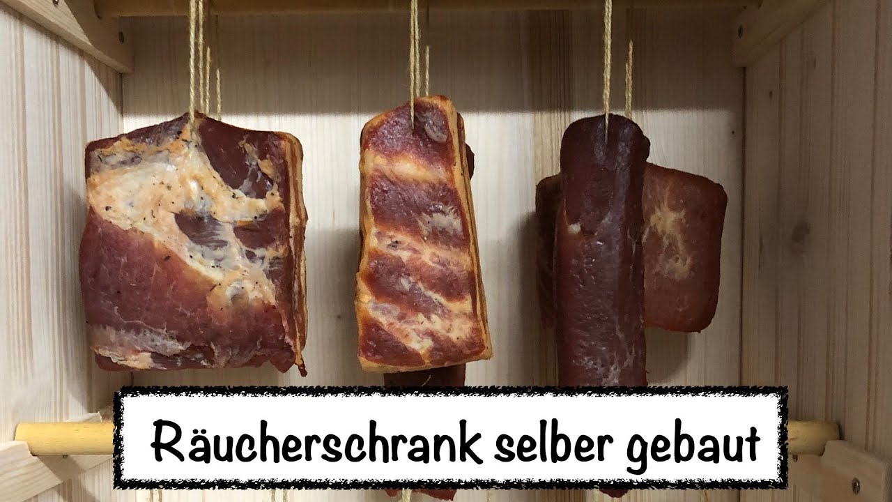 Räucherschrank selbst gebaut , zum kalträuchern