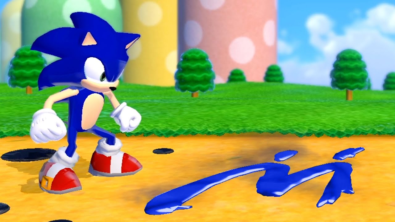 Playable Sonic in Bowser's Fury!