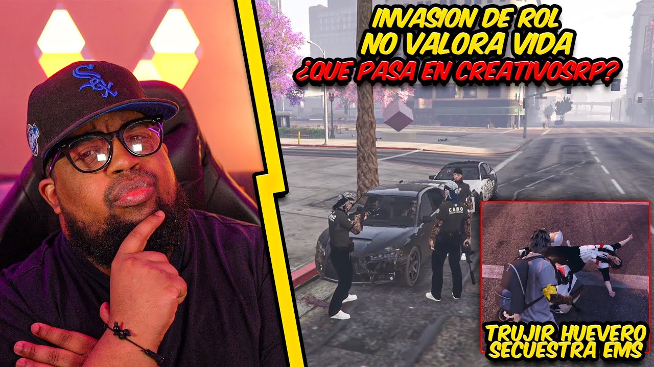 TRUJIRD SECUESTRA EMS Y EVASION DE ROL A POLICIA EN CREATIVOSRP