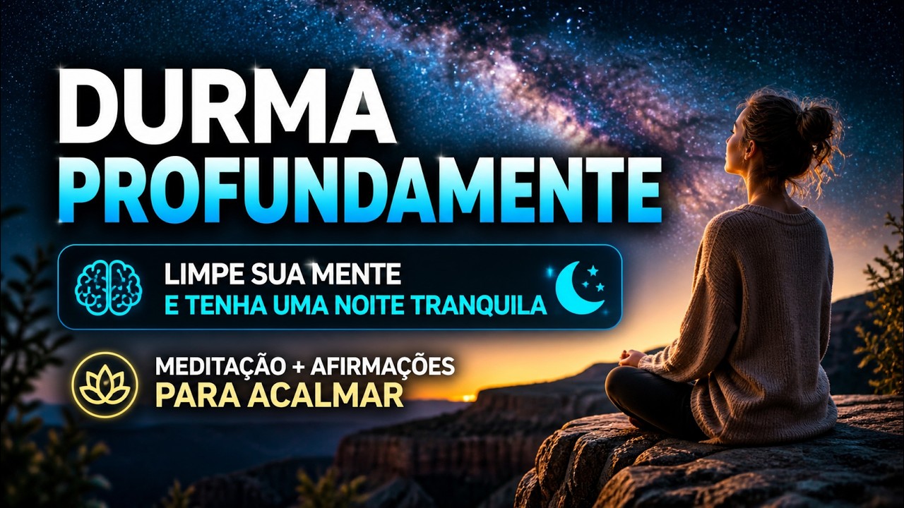 MEDITA&Ccedil;&Atilde;O PARA DORMIR: LIMPE SUA MENTE E TENHA UMA NOITE TRANQUILA + AFIRMA&Ccedil;&Otilde;ES PARA ACALMAR