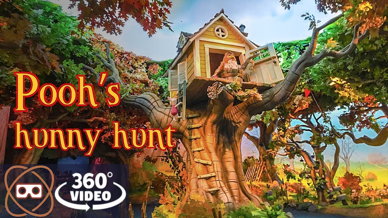 [5K 360] Pooh's Hunny Hunt - Full 360 POV - Tokyo Disney Winnie the Pooh