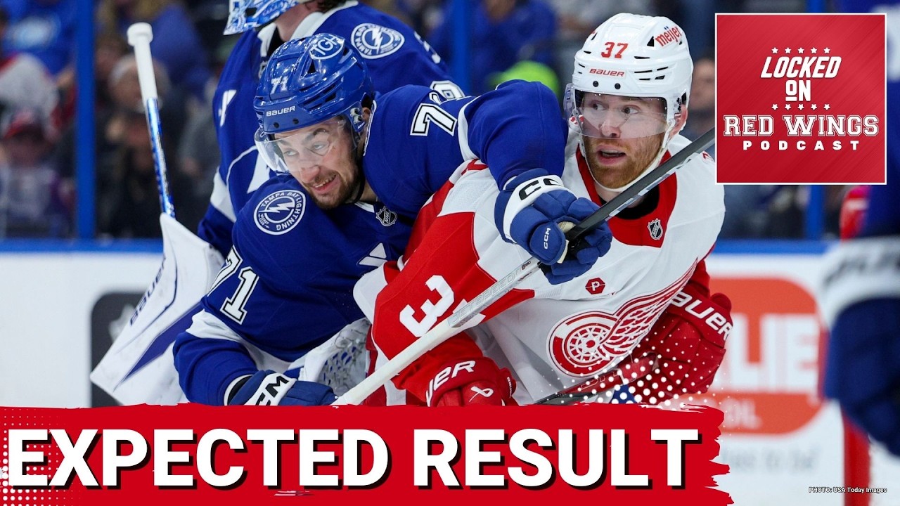 Good effort, expected result: Banged up Red Wings can't get it done in Tampa despite strong showing