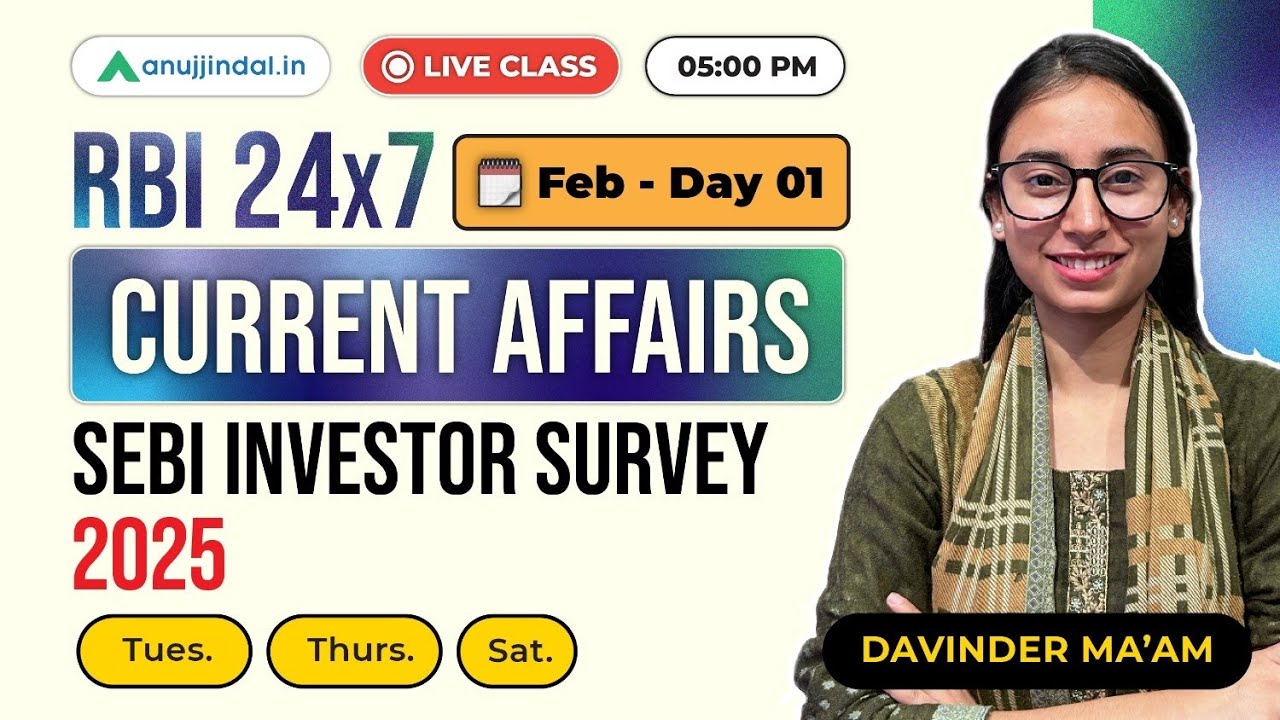 Finance Current Affairs February Day 1 | GA | RBI 247 Anuj Jindal  | RBI Grade B Preparation 2026