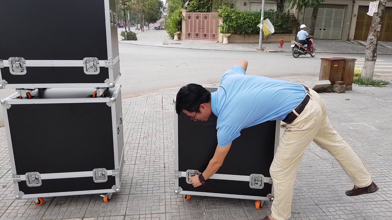 Sản Xuất Tủ Thùng Nhôm Đựng Loa Array Tại Valinhom.vn  | Vali thùng chuyên dụng 0987834312