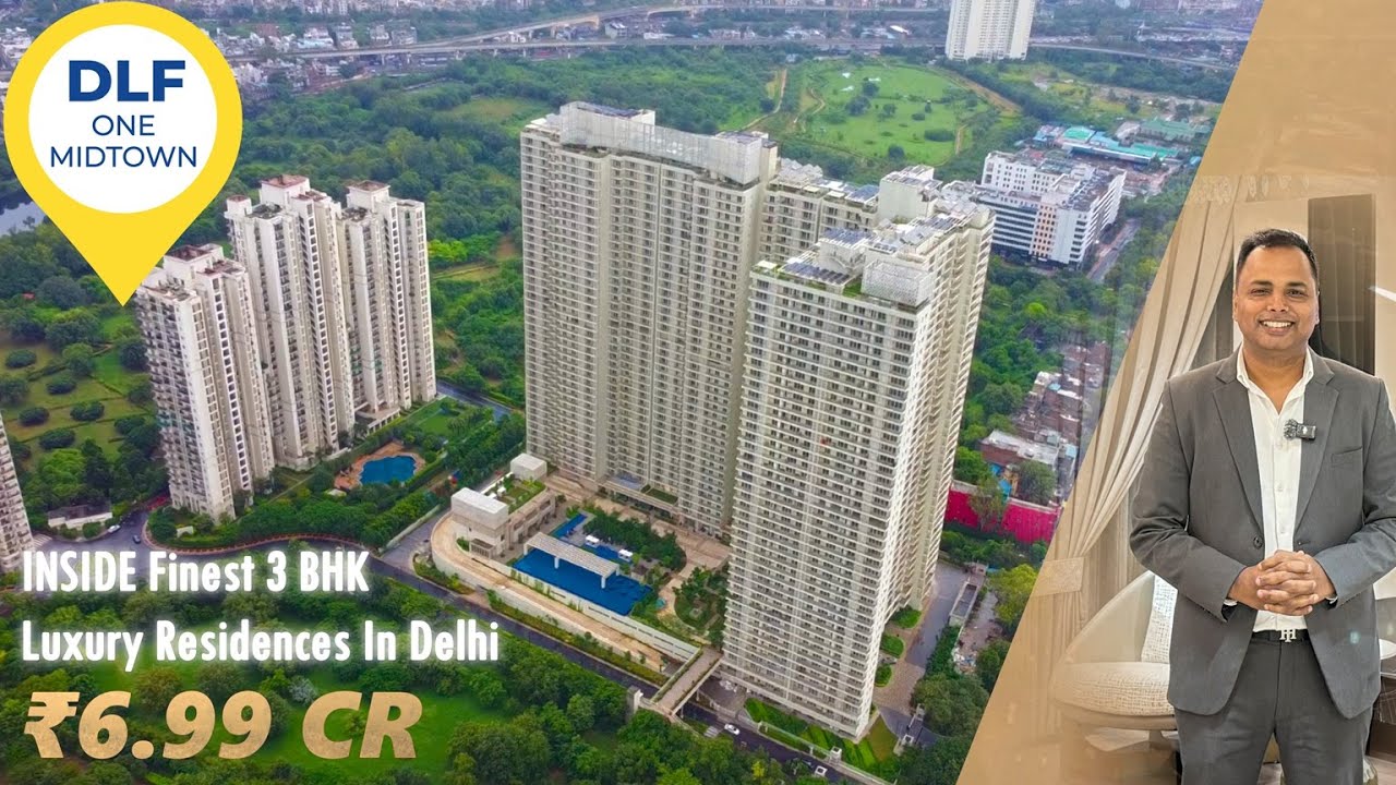 The Most Powerful Address of Delhi | DLF One Midtown 3 BHK  & Club House Tour @i_pawansaini  ​