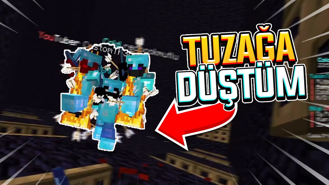 4V1 ATTIM TUZAĞA DÜŞTÜM! (MPİR BAYILDI) -minecraft faction