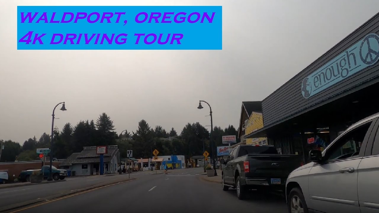 Waldport, Oregon | 4k Driving Tour | Oregon Coast