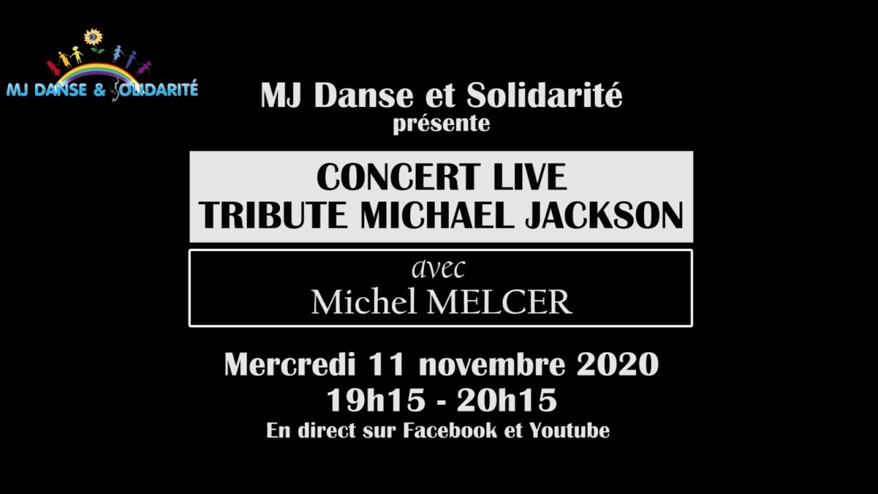 Concert visio tribute Michael Jackson : Michel Mercer au piano
