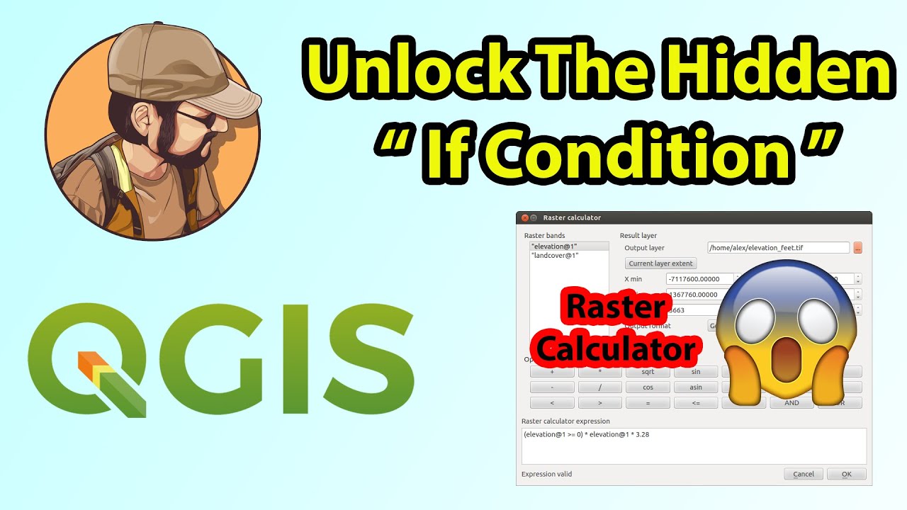 Qgis Raster Calculator : 