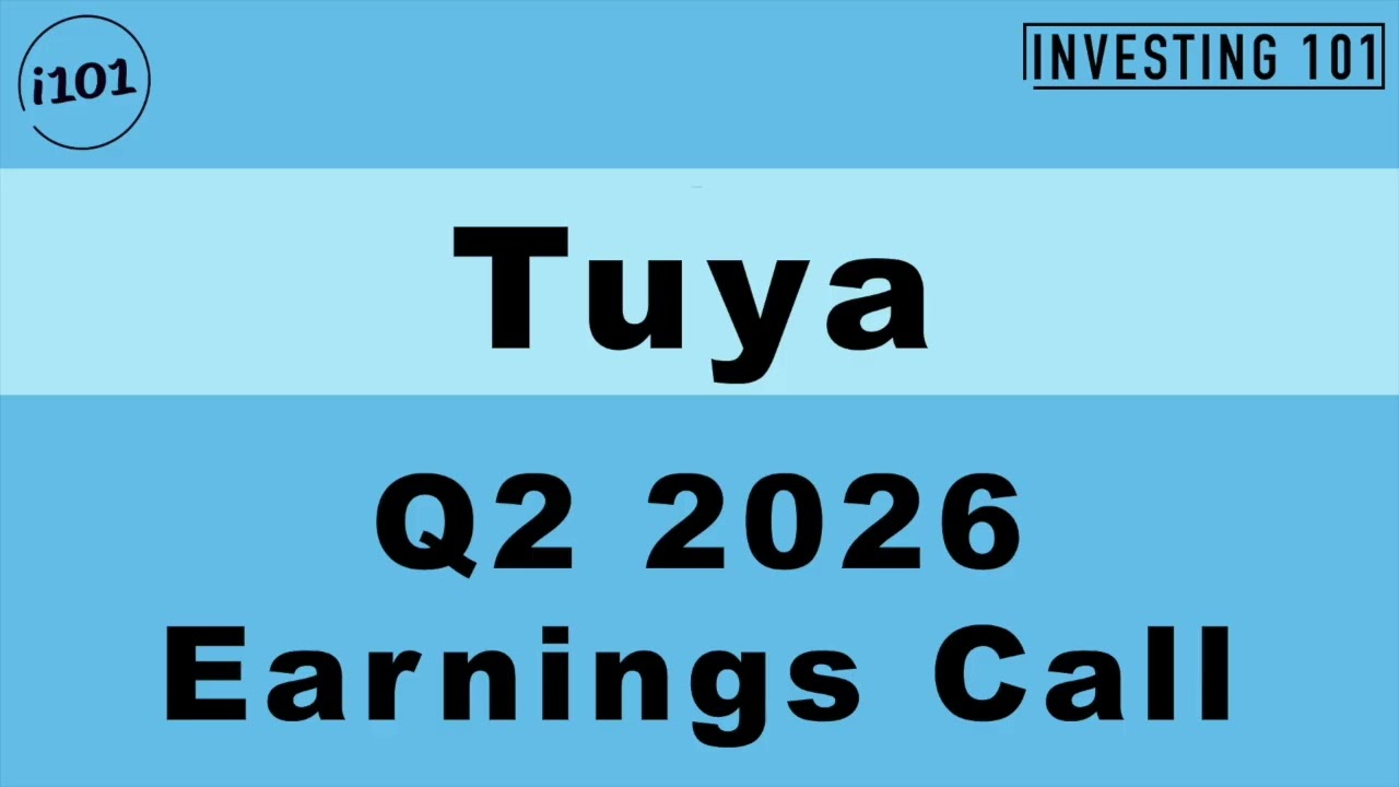 Tuya Q2 2026 Earnings Call | IoT Cloud Platform SaaS Revenue & Connected Devices Expand