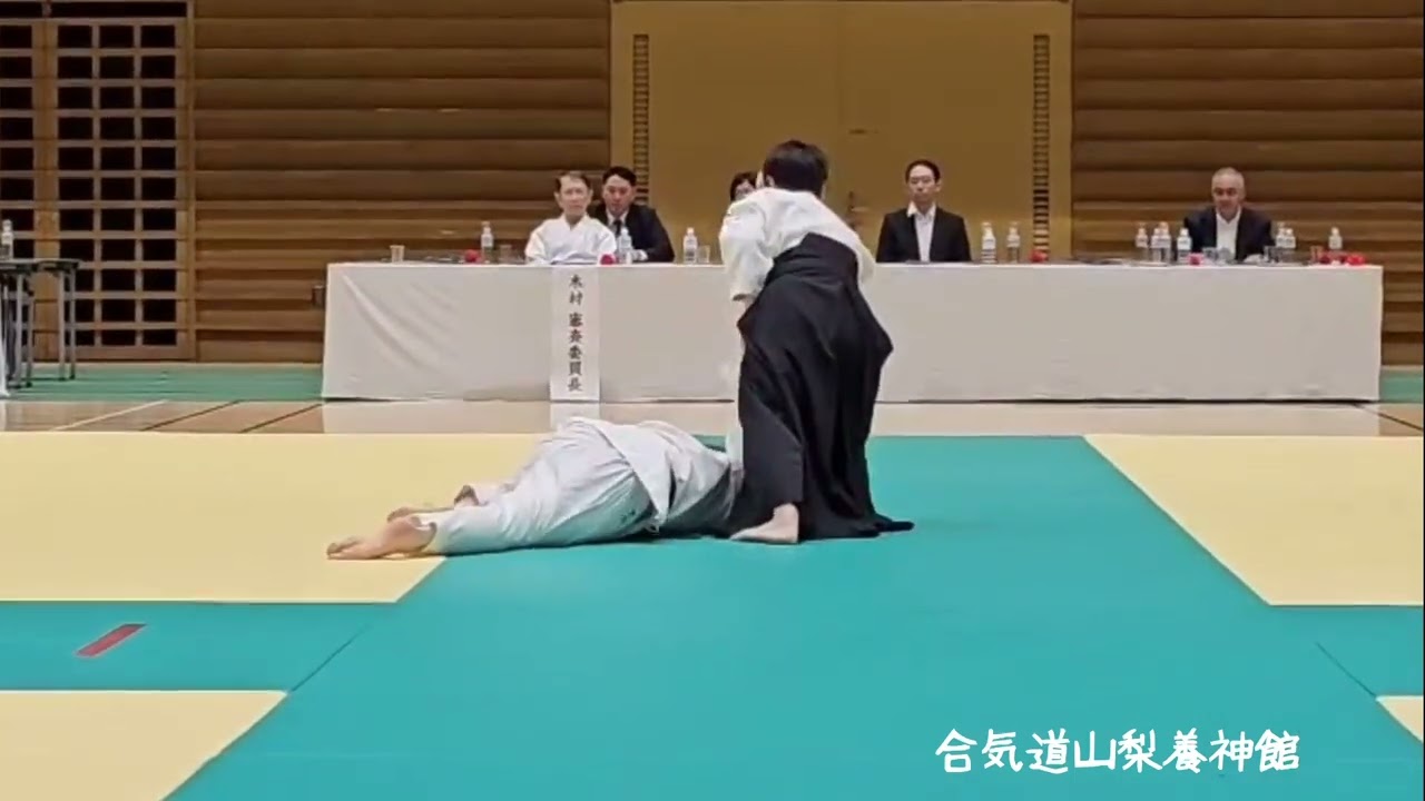 第70回全日本養神館合気道総合演武大会 模範演武 山梨養神館 館長 中川千恵美