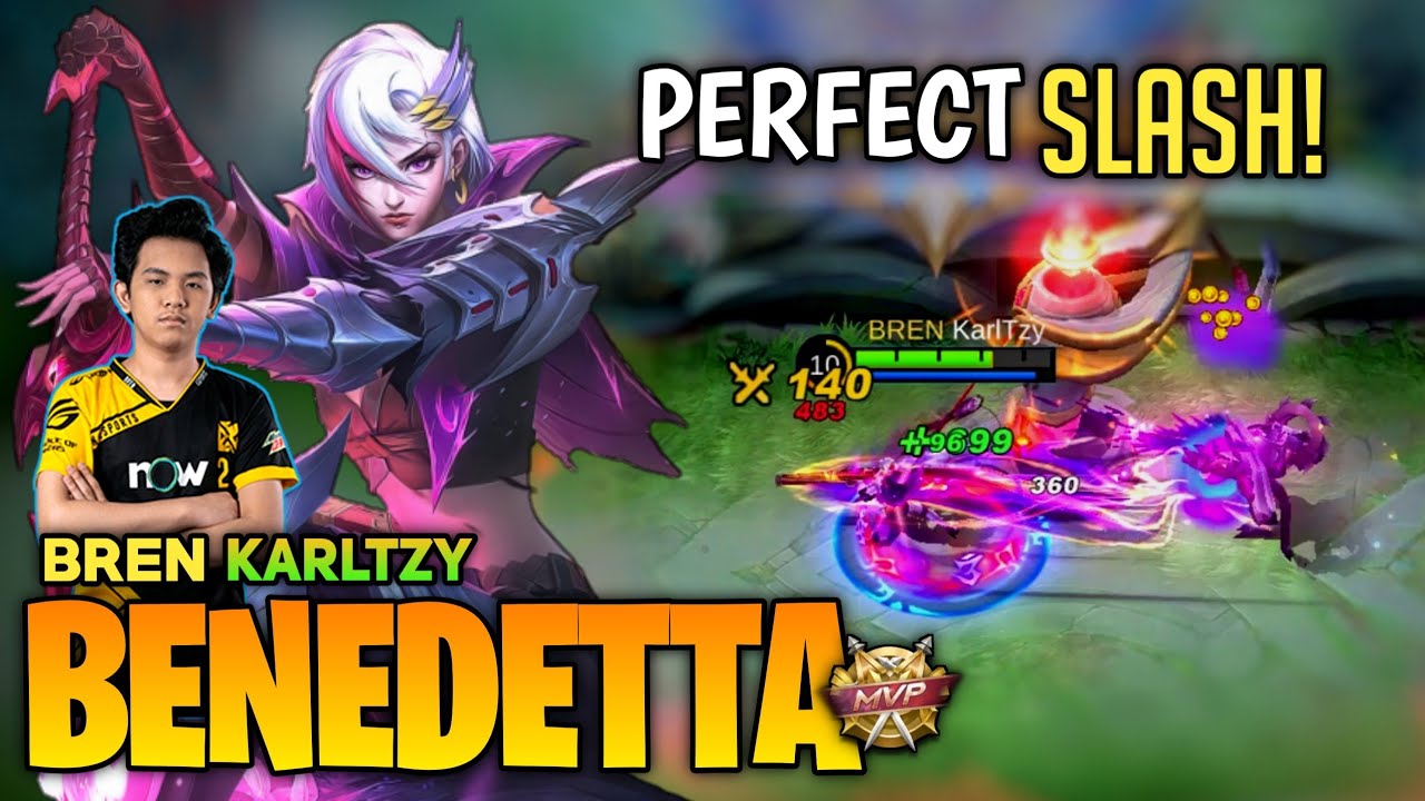 MVP PLAY! Benedetta Collector Skin Perfect Slash [ BREN Karltzy Benedetta] - Mobile Legend