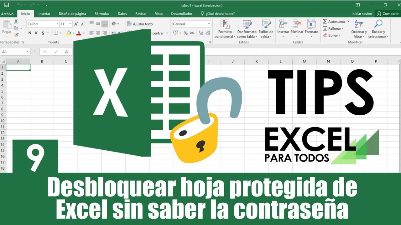 C&oacute;mo desbloquear una hoja de Excel sin saber la contrase&ntilde;a?