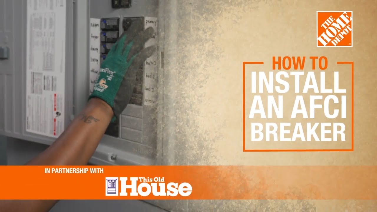 How to Install an AFCI Breaker | The Home Depot