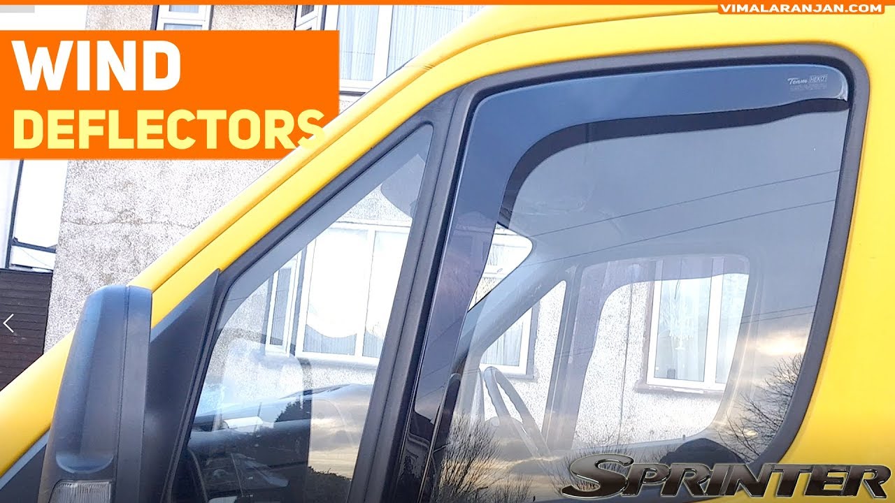 How to install Wind deflectors on Sprinter Panel Van