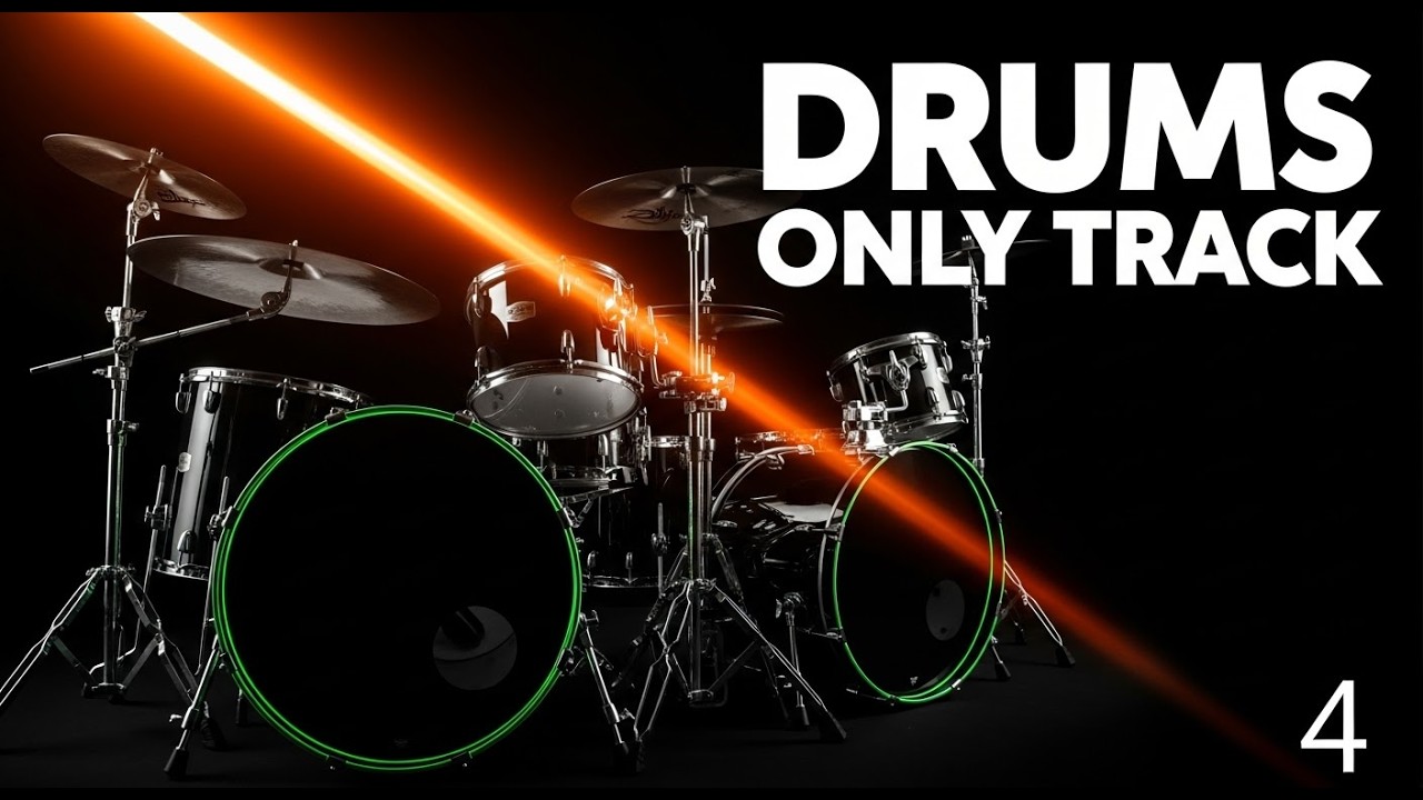 Professional 12 Bar Blues Drum Sequence for Guitar Jamming