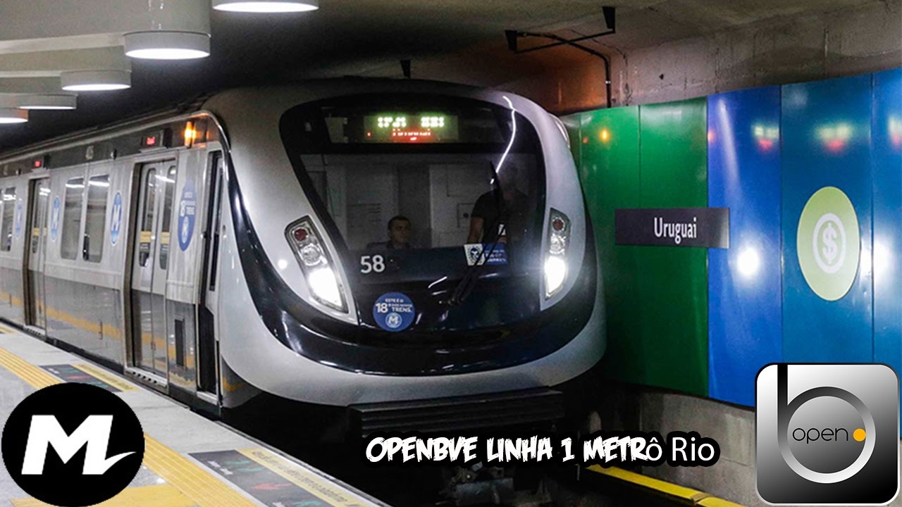 Openbve Linha 1 Metr&ocirc; Rio Pt 1