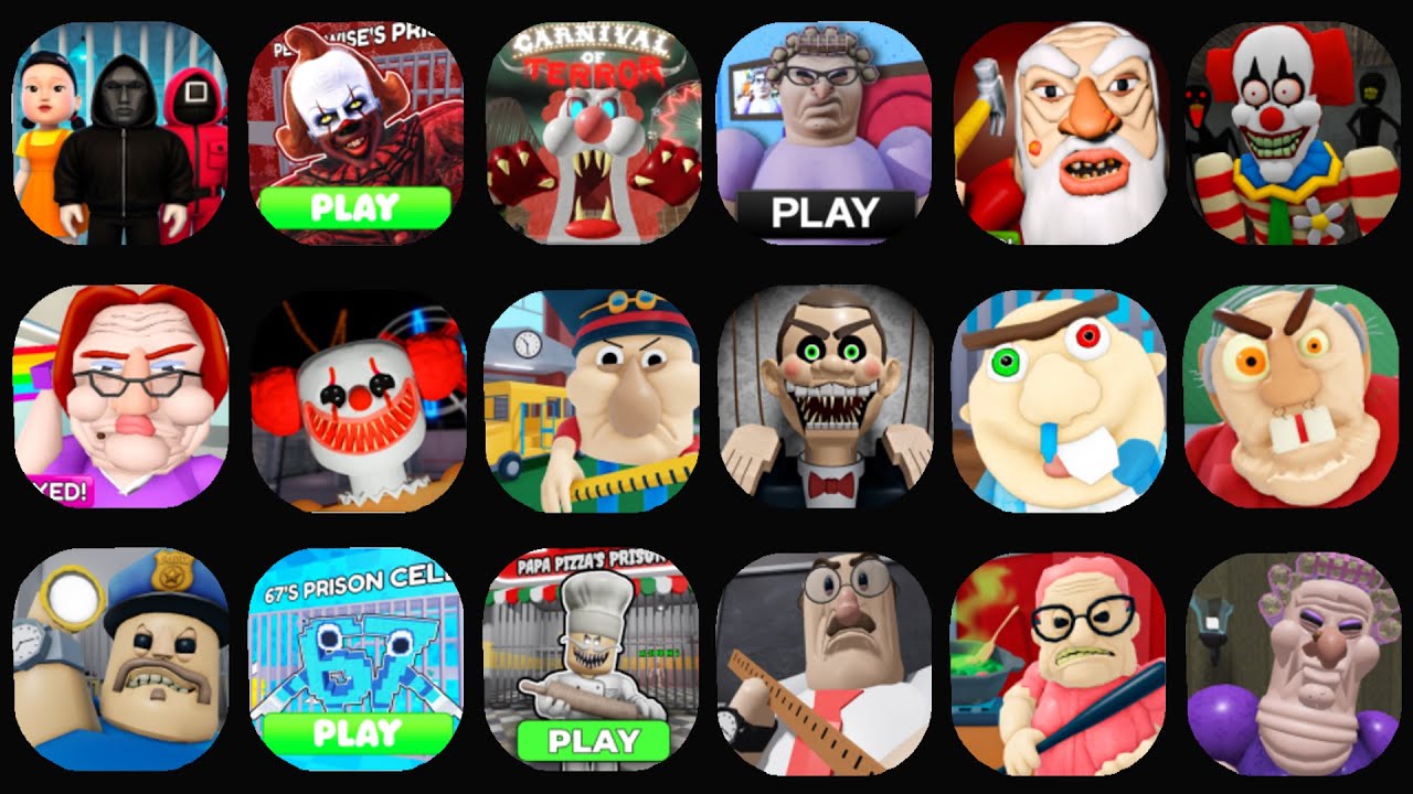 ROBLOX, GRANDPA’S NIGHTMARE. CURSED SCHOOL,EVIL SQUID GAME FAMILY HORROR, ESCAPE 67 PRISON RUN