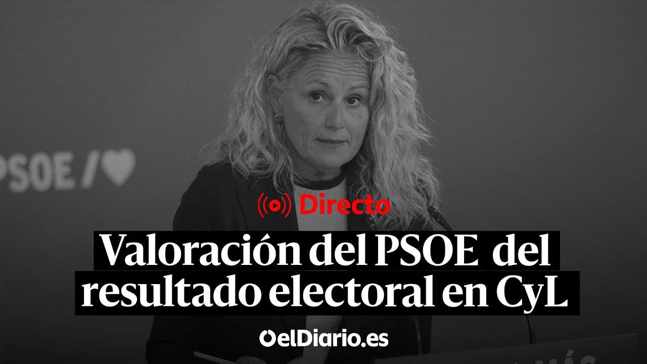 🔴 DIRECTO | La portavoz del PSOE, Montse Mínguez, valora los resultados electorales del 15M en CyL