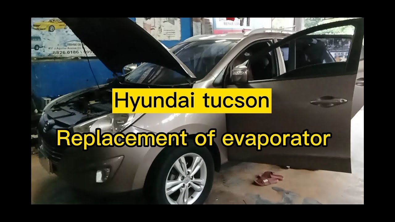 Hyundai tucson replacement of evaporator Vlog 37