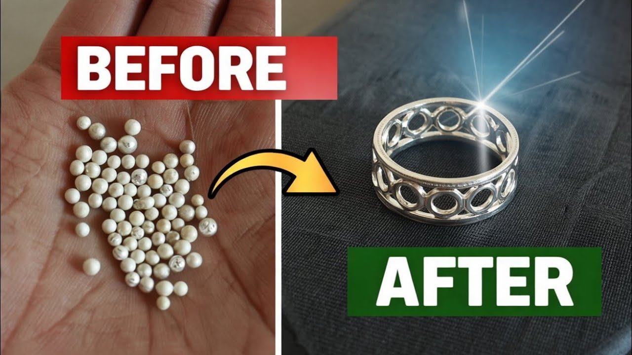 Silver Ring Making Process | Satisfying Jewellery Craft | Before & After Transformation