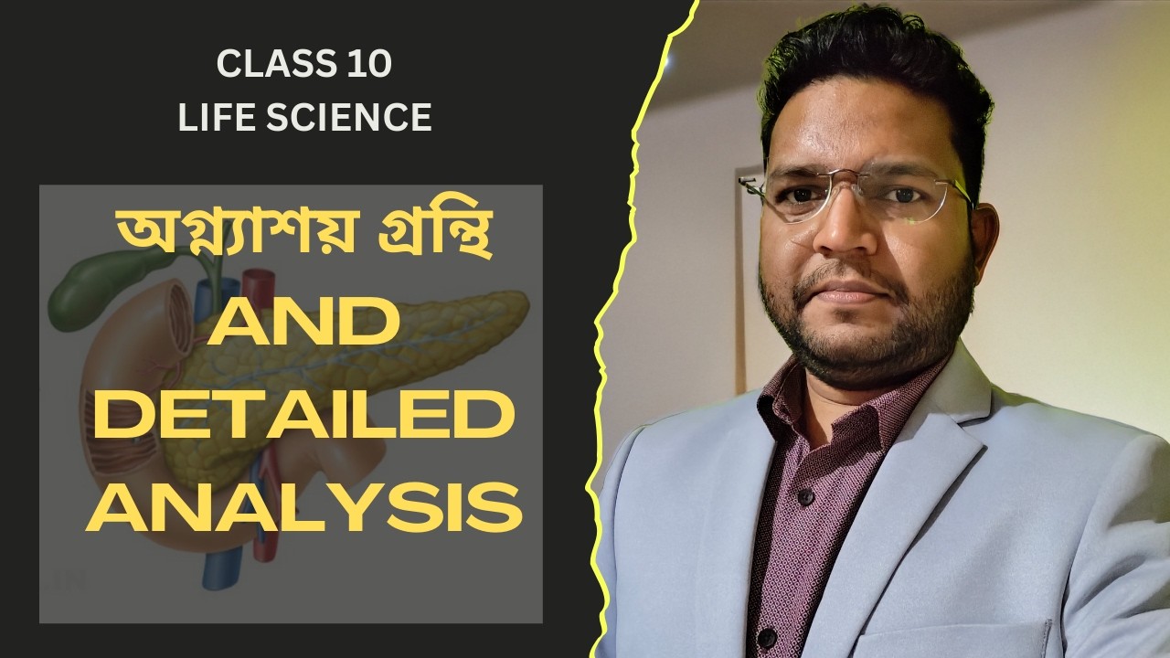 অগ্ন্যাশয় | Insulin vs Glucagon | Diabetes Type 1 & 2 | Class 10