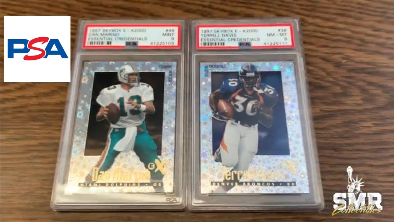 Difference Between PSA 9 vs PSA 8 Using Rare 90's Football Inserts | SMR Collectibles TV 14