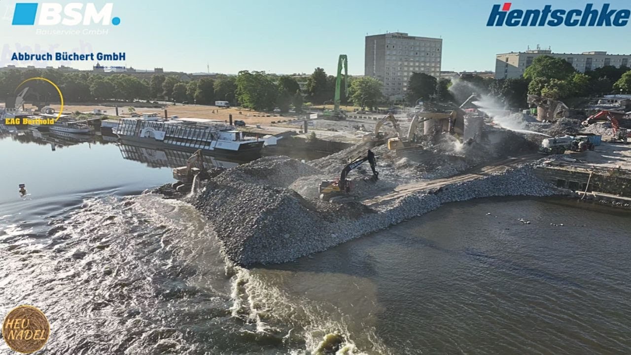 Update EXTRA! Zeitreise! Abriss d. Carolabrücke in Dresden im Wandel der Zeit: 1960er-Jahre und 2025