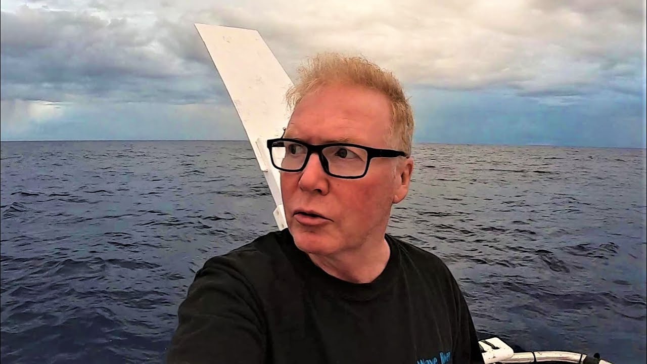 ROUTINE AT SEA/ LIGHT WINDS & SQUALLS /WAVE ROVER'S SOLO NONSTOP ATLANTIC OCEAN PASSAGE NORTH