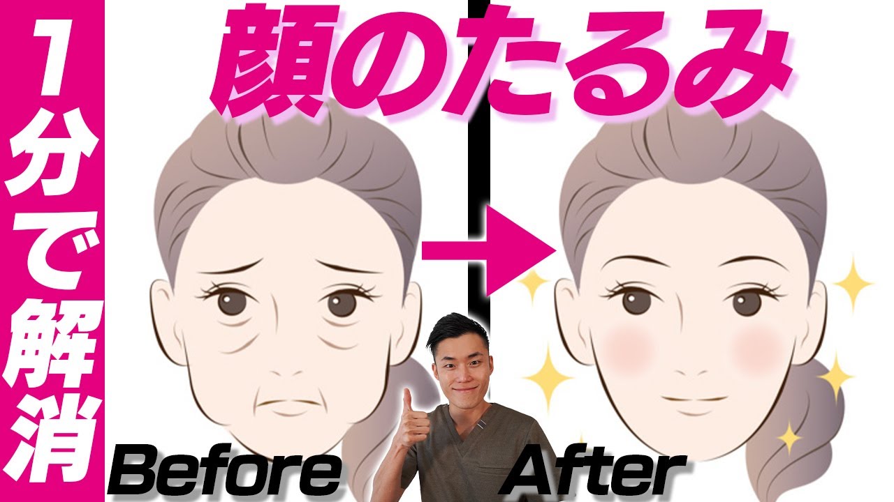 1分で顔のたるみ解消！リフトアップマッサージの方法を解説！